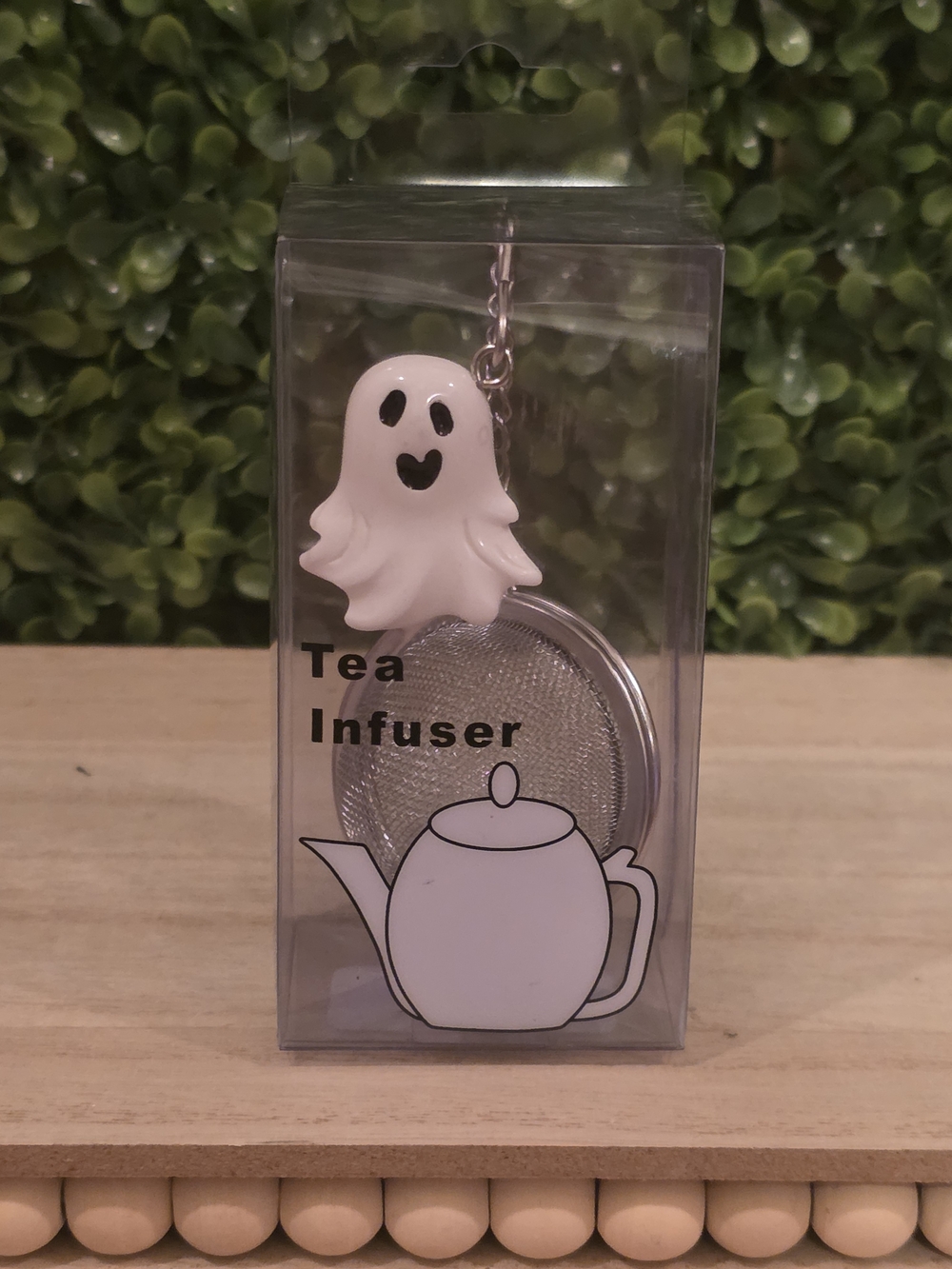 Spooky Little Ghost Tea Infuser: Stainless Steel Loose-leaf Steeper - Picture 4 of 4